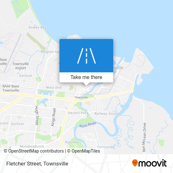 Fletcher Street map
