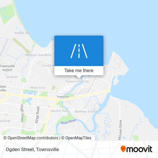 Ogden Street map