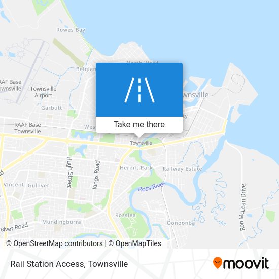 Rail Station Access map