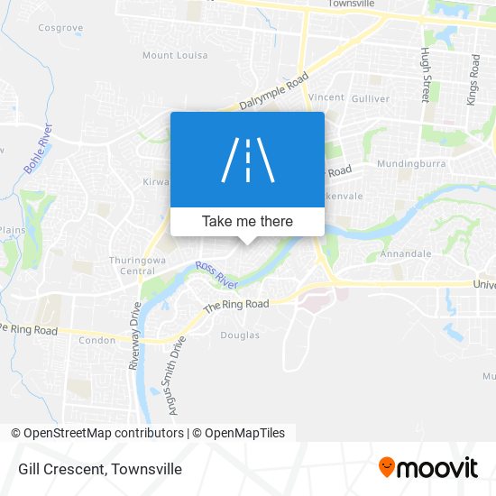 Gill Crescent map