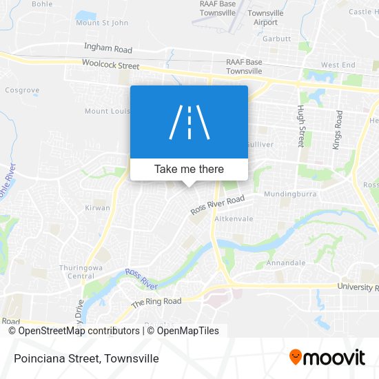 Poinciana Street map