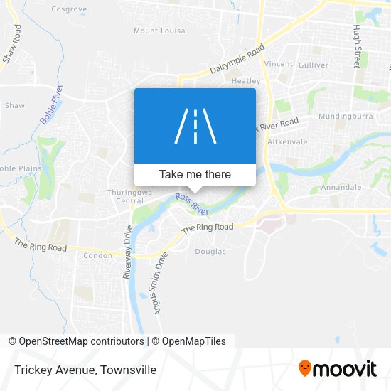 Trickey Avenue map