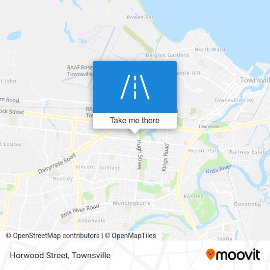 Horwood Street map