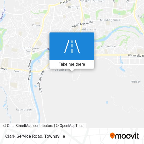 Clark Service Road map
