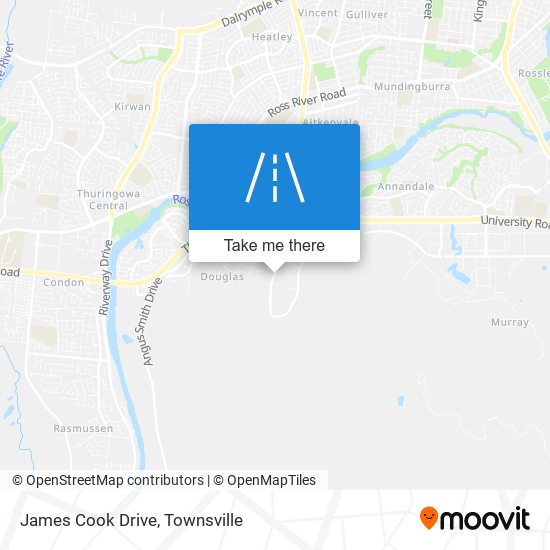 James Cook Drive map