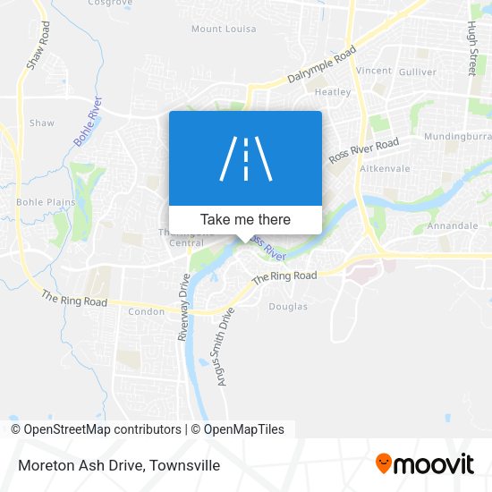 Moreton Ash Drive map