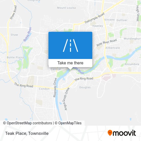 Teak Place map