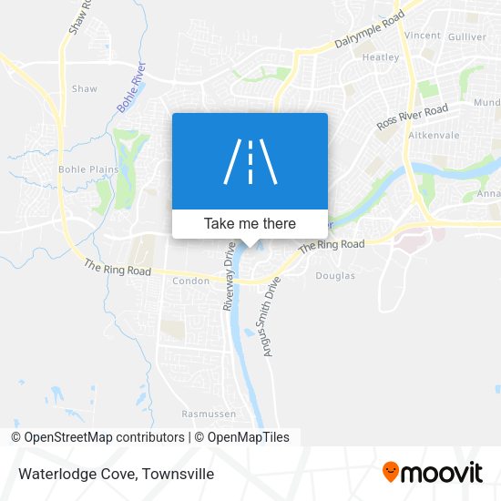 Waterlodge Cove map