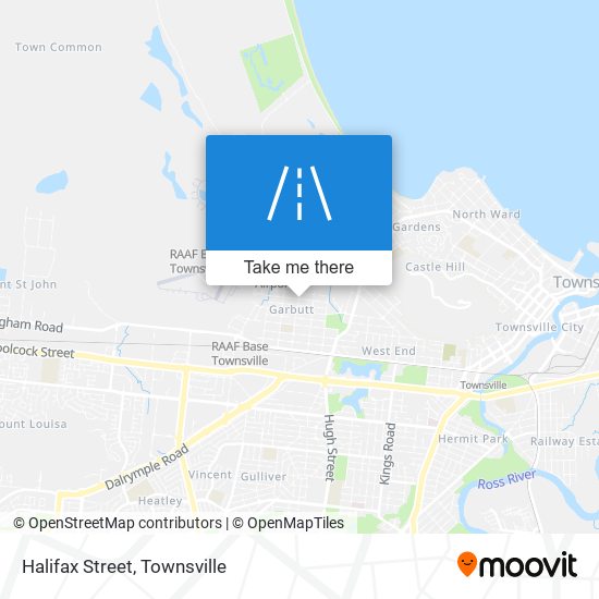 Halifax Street map