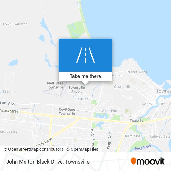 John Melton Black Drive map