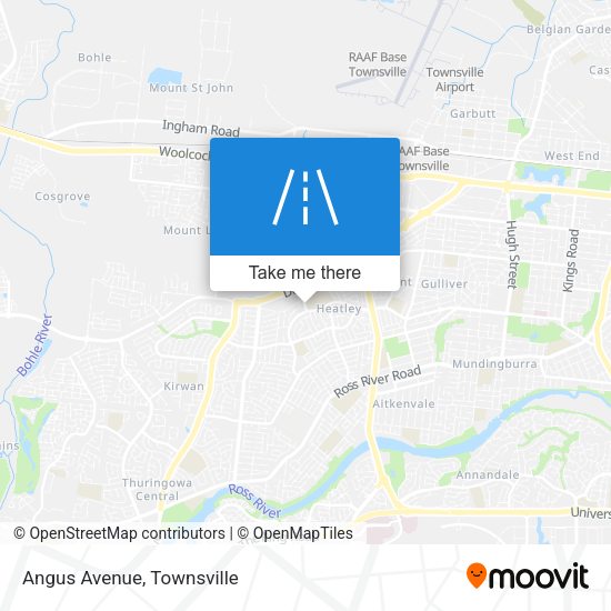 Angus Avenue map