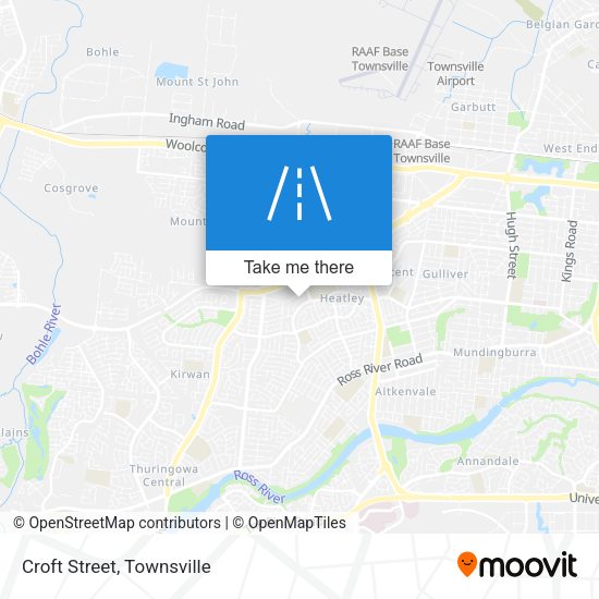 Croft Street map