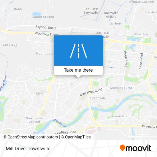 Mill Drive map