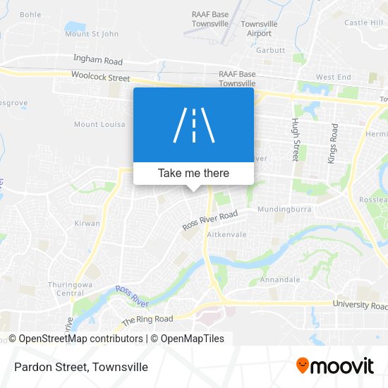 Pardon Street map