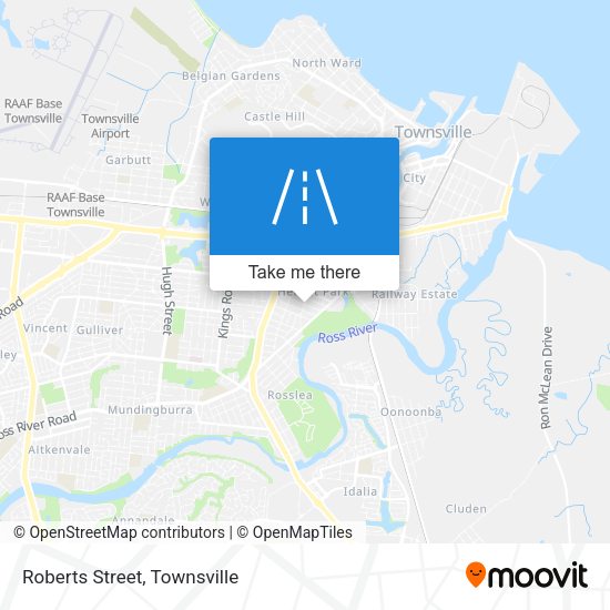 Roberts Street map