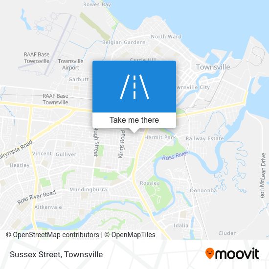 Sussex Street map