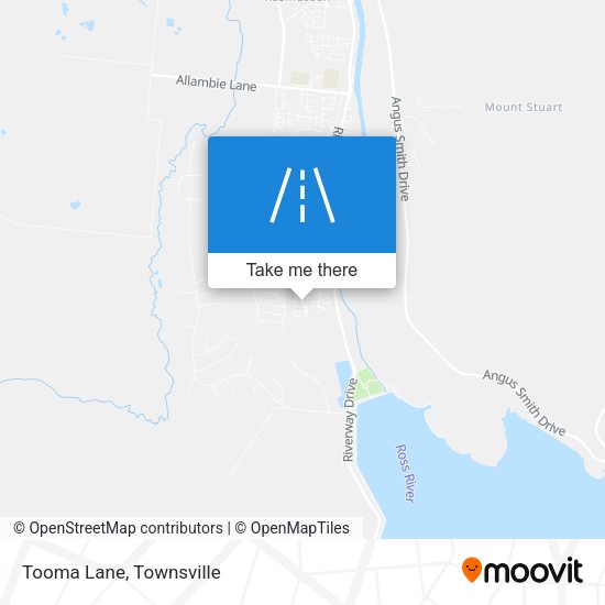 Tooma Lane map