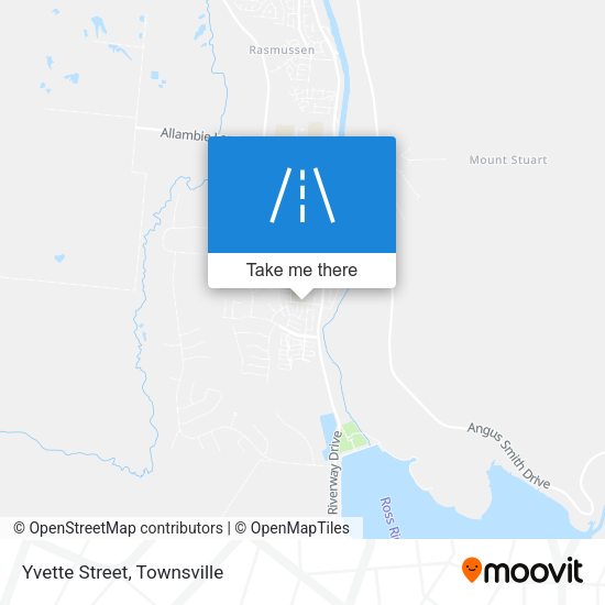 Yvette Street map
