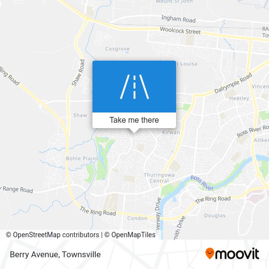Berry Avenue map