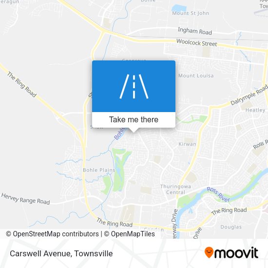 Carswell Avenue map
