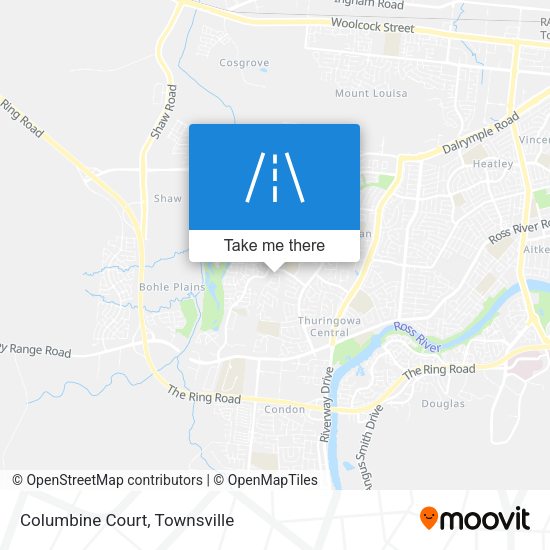 Columbine Court map