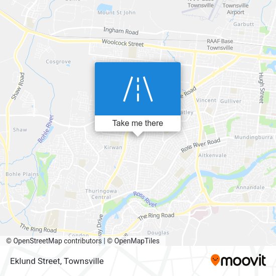 Eklund Street map