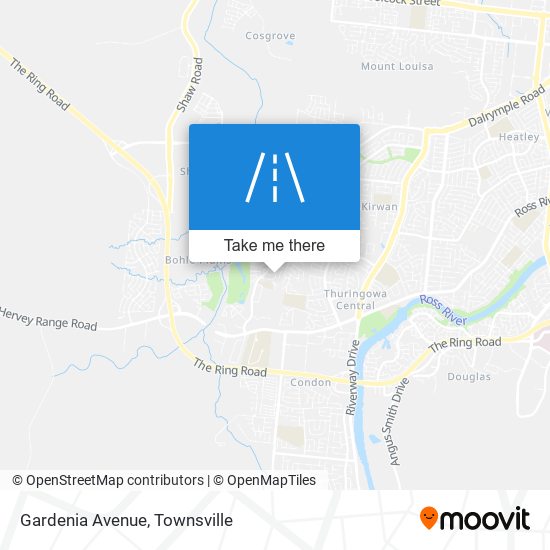 Gardenia Avenue map