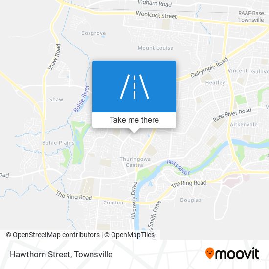 Hawthorn Street map