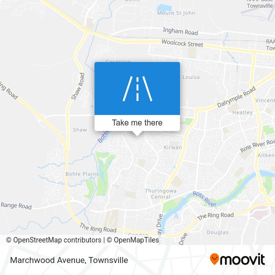 Marchwood Avenue map