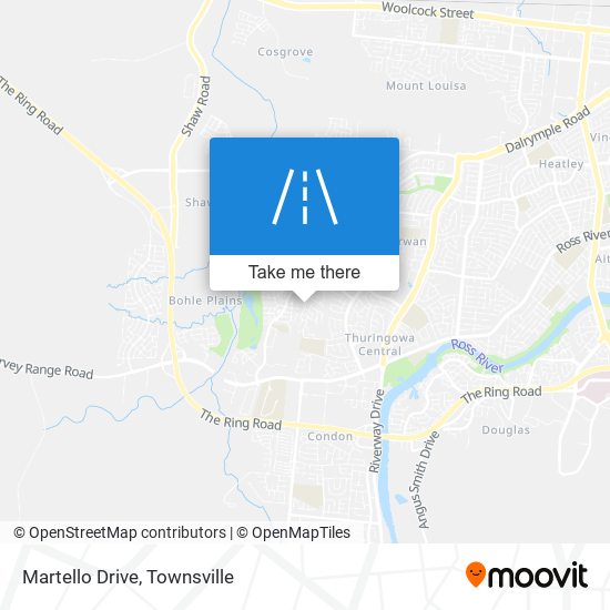 Martello Drive map