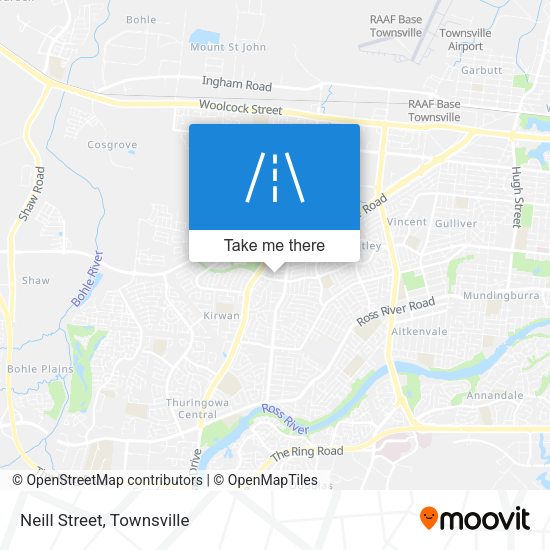 Neill Street map
