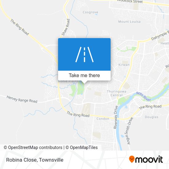 Robina Close map