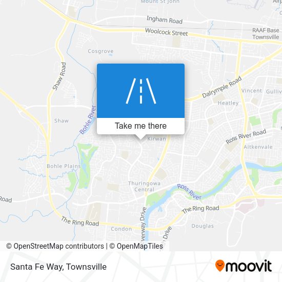 Santa Fe Way map