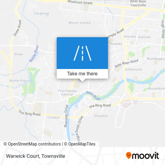 Warwick Court map