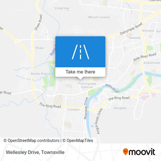 Wellesley Drive map