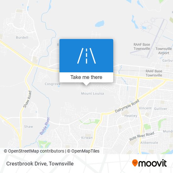 Crestbrook Drive map