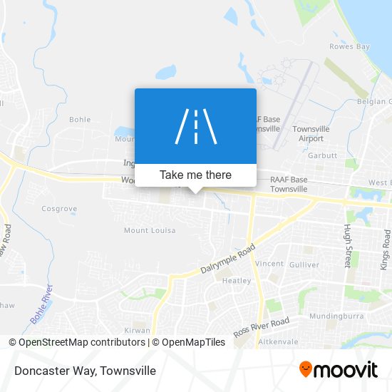 Doncaster Way map