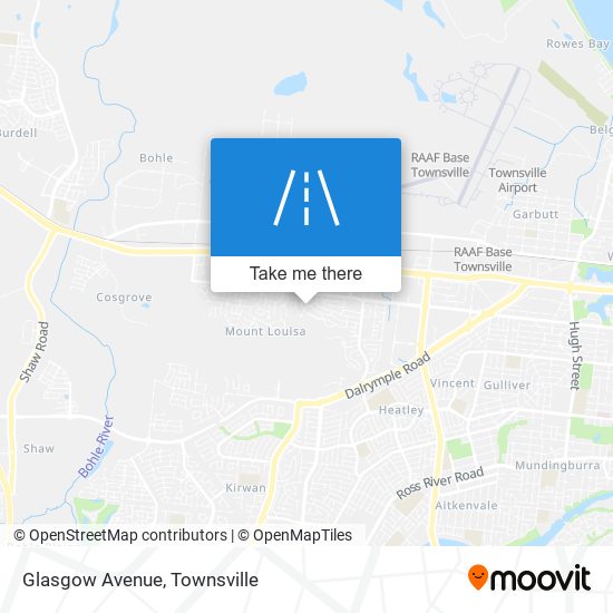 Glasgow Avenue map
