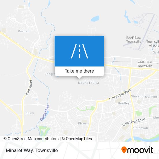 Minaret Way map