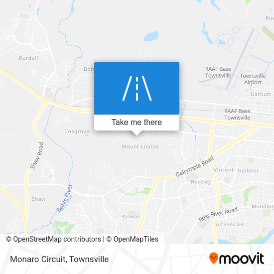 Monaro Circuit map