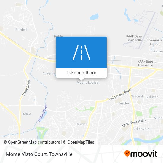 Monte Visto Court map