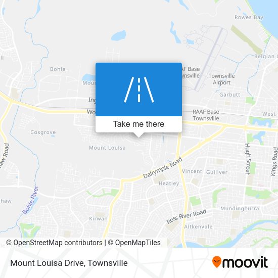 Mount Louisa Drive map
