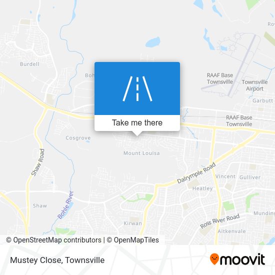 Mustey Close map