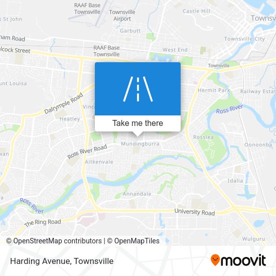 Harding Avenue map