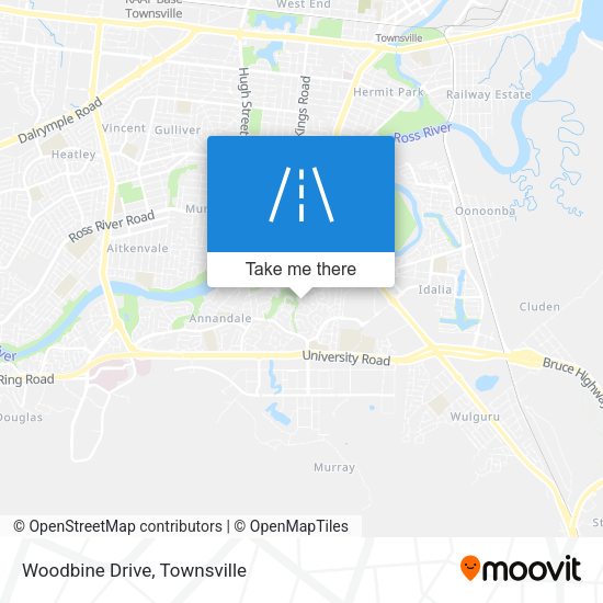 Woodbine Drive map