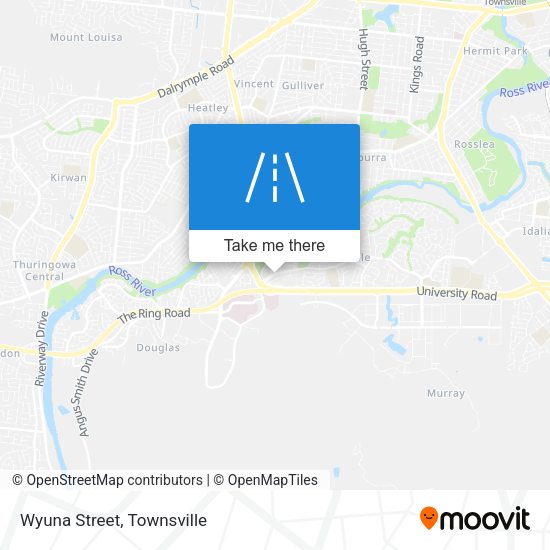 Wyuna Street map