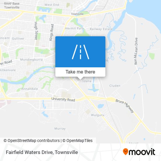 Fairfield Waters Drive map