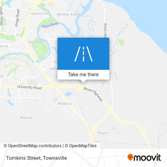 Tomkins Street map