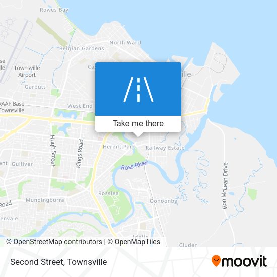 Second Street map