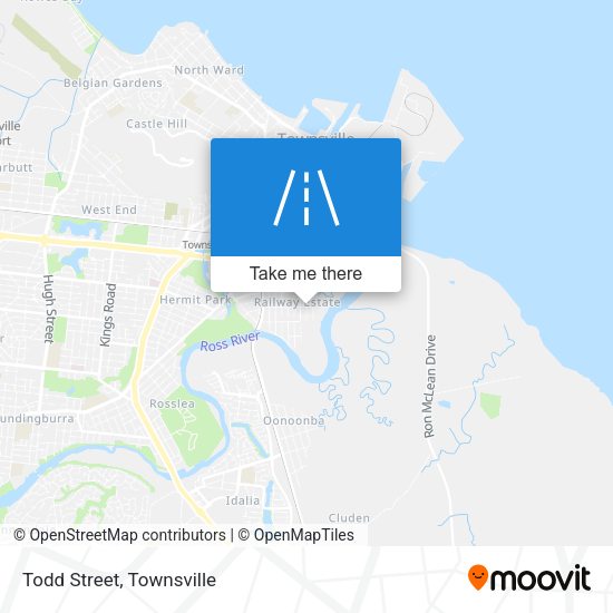Todd Street map